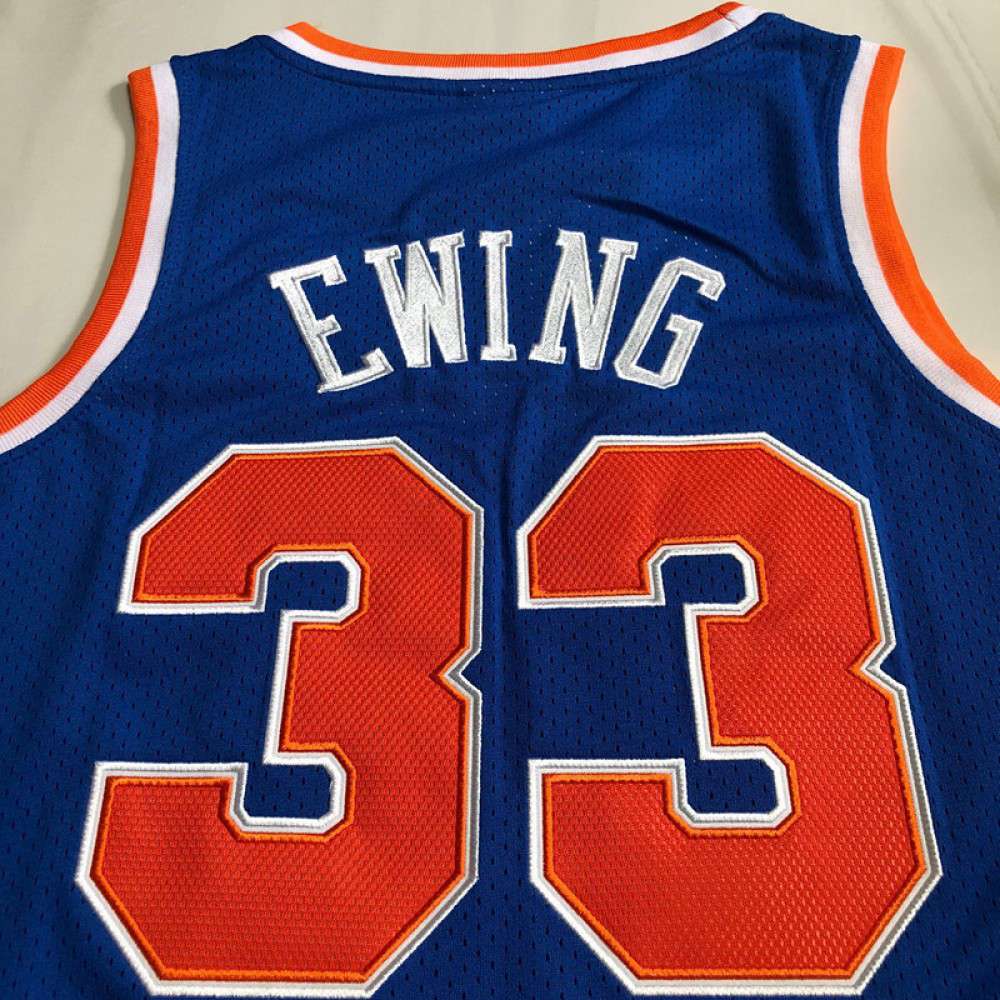 Patrick Ewing New York Knicks Blue 1985-86 Hardwood Classics Swingman Jersey-Pro Kit Vault | Brand New 26/27 Sports Jerseys